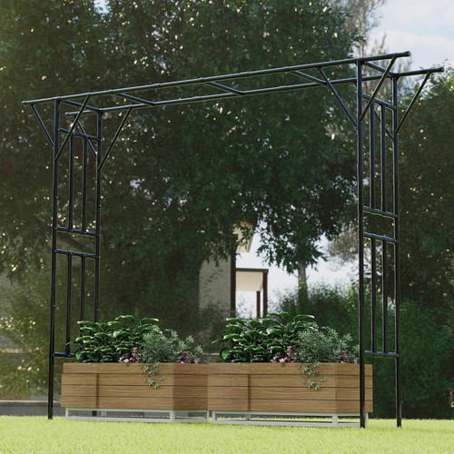 Flat top garden arch trellis - garden,