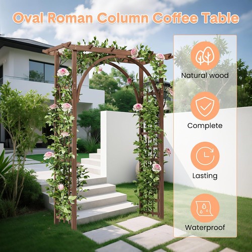 Garden arbor wedding - in,