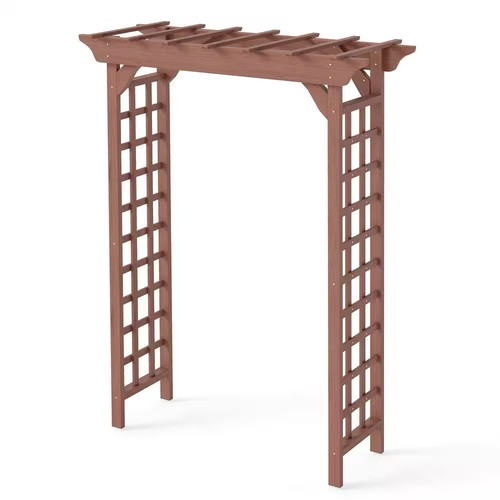 Outdoor wooden arbor - in.,