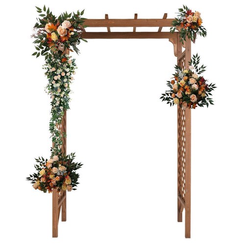 7ft wooden garden wedding arch - wedding,