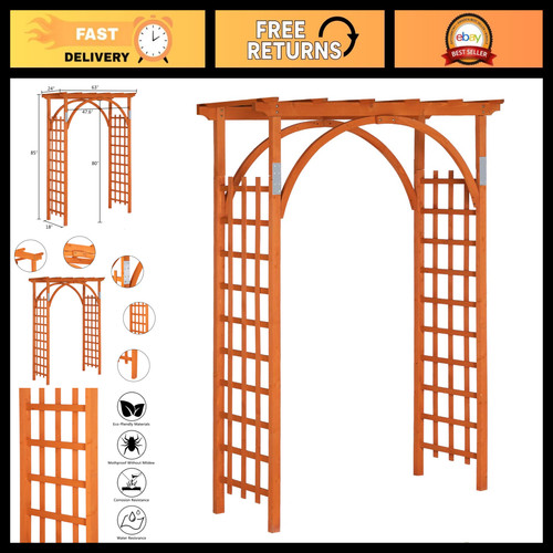 Wooden garden arbor - wooden,