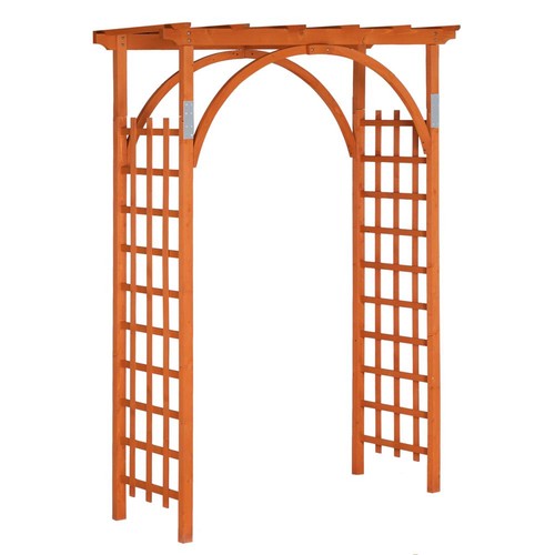 Garden wood arbor - garden,