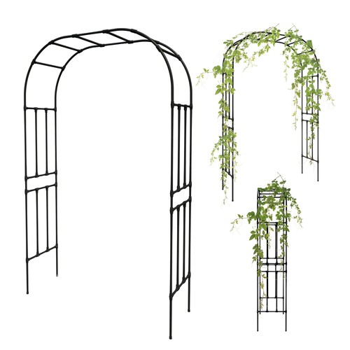 Black olle gardens arch - olle, 95"
