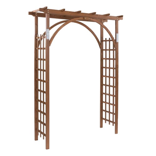 Outvita 7ft dark brown wooden - outvita,