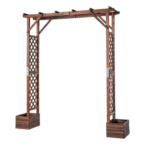 Wooden garden arbor outdoor - wooden,