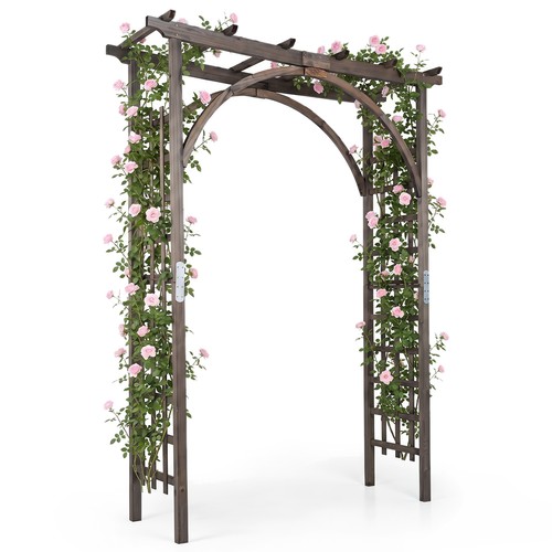 Flat top garden - garden, arch