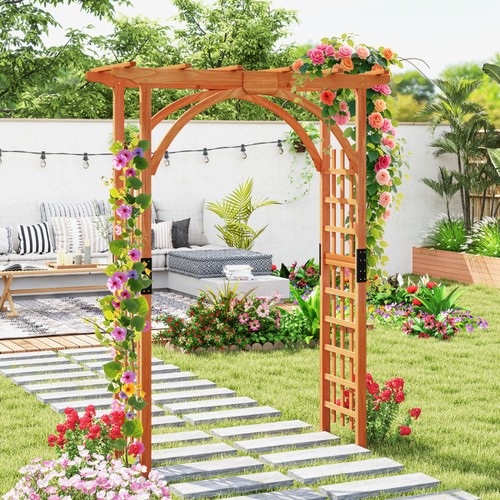 Garden archway arbor - garden,