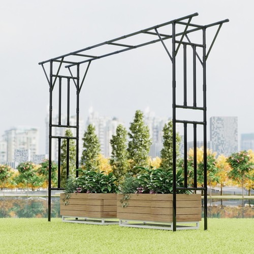 Flat top garden arch - arch, trellis