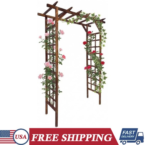 7ft garden arbor flat top - garden,